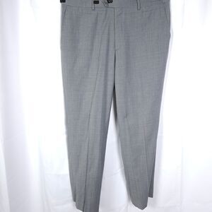 Jos A Bank 1905 Gray Wool Blend Dress Pants Mens 36R 38x31
